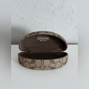 COACH Monogram Eyeglasses Hard Shell Case